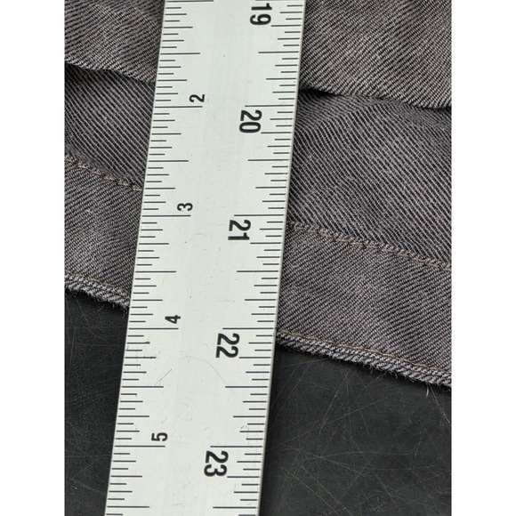 Ariat Gray Long Sleeve Womens Shirt Nickel Coin Style Buttons Medium - Picture 4 of 6